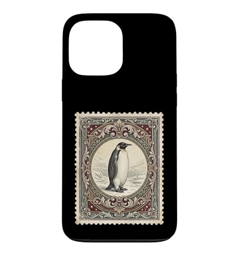 Vintage Penguin Antarctic Wildlife �X�}�z�P�[�X iPhone 13 Pro Max �p