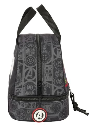 Safta AVENGERS VENDETTA - Lunchbox, Qualität und maximale Widerstandsfähigkeit, für Mahlzeiten, Freizeit, Snack und Frühstück, 20 x 15 x 20 cm