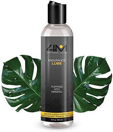 Lubricant Water-Based Formula, Natural Personal Endurance Lube Ginseng 6.4 fl.oz,Performance Training for Men Versatile and Multi-Purpose Pleasure Play