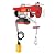 NOLANTISI Wireless 2in1 Electric Hoist with 1800 LBS Capacity - Remote Control & Single/Double Slings - Steel Electric Winch - 110V Electric Lift for Factories, Warehouses, Construction Sites