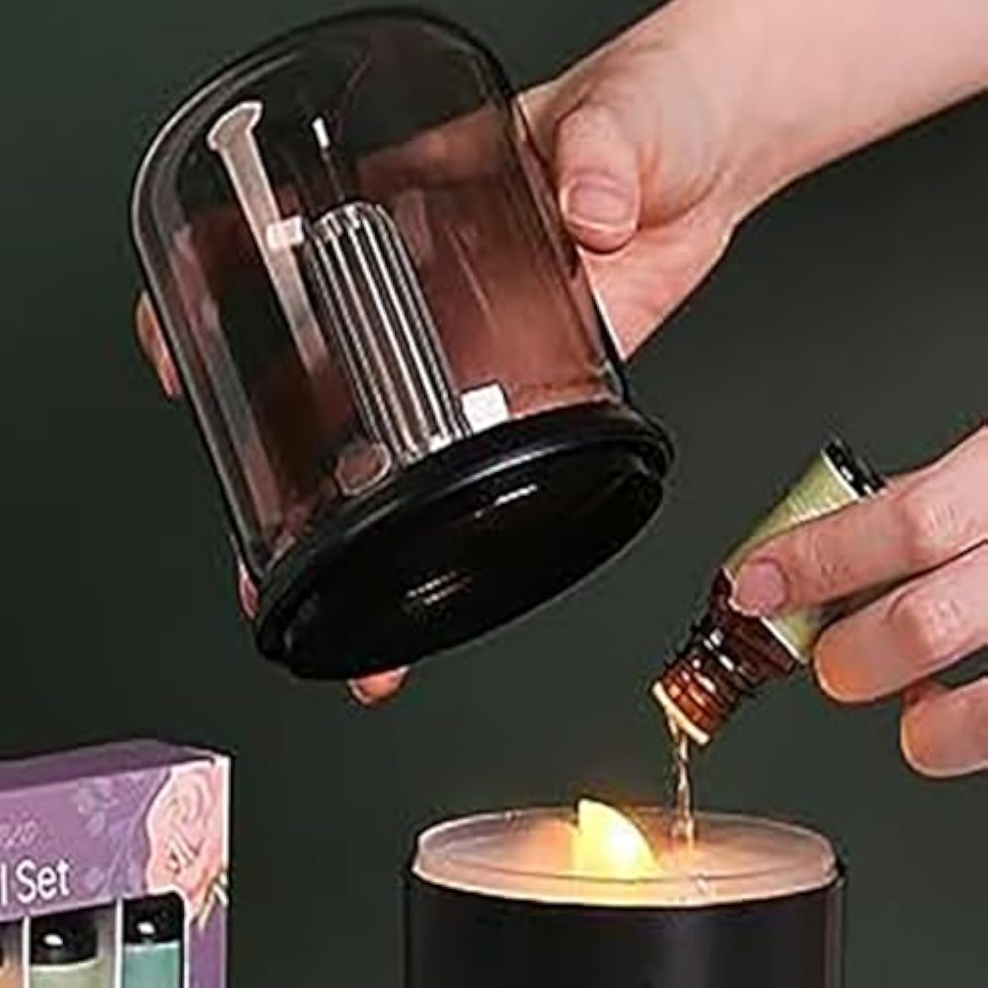 2-in-1 Table Lamp & Air Humidifier with Aromatherapy