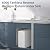 Kinhoou Reverse Osmosis Water Filter Under Sink, 600G Tankless Reverse Osmosis System TDS Reduction NSF/ANSI 58 Certified, RO Water Filtration System with Faucet, 2:1Pure to Drain, 600G Capacity
