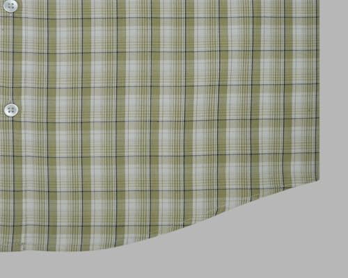 Image of GHPC Cotton Checkered Half Sleeves Regular Fit Formal Shirt for Men