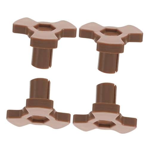 LIGIGWASH 4 piezas Soporte para Microondas con Acoplador de Plato Giratorio Plástico Resistente para Repuesto y Reparación Fácil Compatible con Hornos de Corto Eje