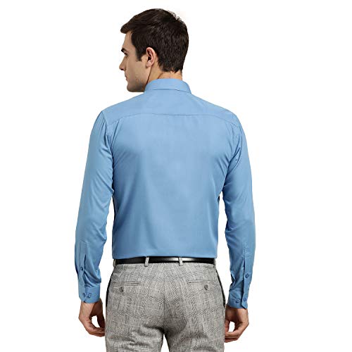 Image of SOJANYA Men's Cotton Solid Regular Fit Shirt