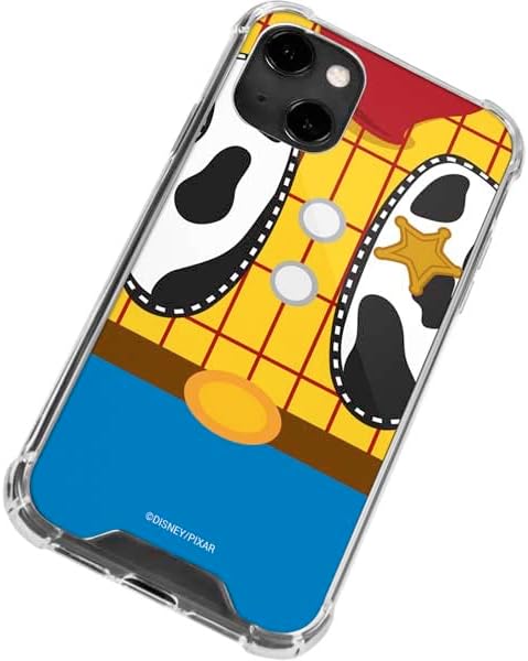 Skinit Clear Phone Case Compatible with iPhone 13 - Officially Licensed Disney Toy Story Woody Apparel Design