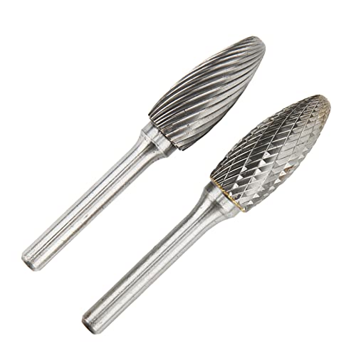 Set de fresas de carburo Qiilu doble corte 14 mm miniatura 5