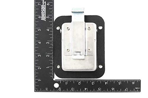 Red Hound Auto 4 Ss Steel Door Lock Trailer Toolbox Handle Latch 4-5/8 Inches 3-5/8 Inches Paddle Key Cover #TOP4