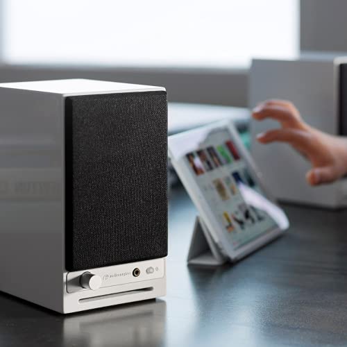 Image of Audioengine A2-HD (HD3) Wireless Bluetooth PC and Computer Desktop Speakers with aptX HD - USB, RCA, Headphone Compatible