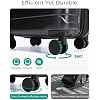 BAGSMART Carry On Luggage 22x14x9 Airline Approved with Spinner Wheels,Lightweight 20 Inch Luggage with TSA Lock,Expandable Hard Shell Carry On Suitcases for Men Women,Black