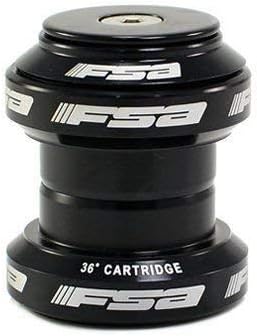 FSA Orbit MX 1-1/8Inches Threadless MTB Road Headset with Top Cap, Black , XTE1504