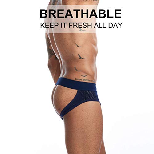 SKYSPER Men's Jockstrap Underwear Mesh Breathable Jock Strap