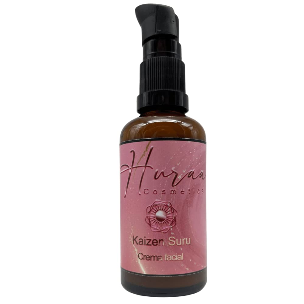 Huraa Cosmetics Crema Facial Antiedad 50ml - Crema para la Cara Hidratante, Antiarrugas y Reafirmante - Crema Facial para Mujer y Hombre - Crema Facial con Äcido Hialurónico, Manteca de Karité...