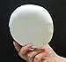 Powder Puff for Body, Face, or Baby - Extra Large Jumbo Size (5 inch), Cotton Velour and Sponge Material with Satin Handle, Use for Dusting Powder or Blending & Setting Makeup Foundation