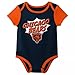 Outerstuff NFL Newborn Infants 0-18M Newsest Fan 3 Pack Creeper Bodysuit Romper Set (Chicago Bears, 0/3 Months)