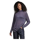 G-Star Para Mujer Top Essential Mock Loose, Púrpura (dk grape D22764-9908-800), L