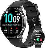 【D'autres Fonctions Multiples】Au delà des fonctions lesdites, cette montre connectée renferme également ces fonctions: notification intéligente, musique, contrôl d'appareil photo, météo, rappels de sédentaire, minuteur, alarme, etc.Elle est compatible avec les smartphones des versions Android 6.0, iOS 9.0 et les versions plus récentes