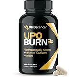 Lipo Burn Keto BHB Exogenous Ketones Supplement - BHB Science Keto Diet Pills with Capsimax and Caffeine for Natural Energy Focus Body Sculpting & Ketosis Support - Vegetarian & Non-GMO (1 Month)