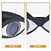 Angoily Cat Eye Sunglasses 2pcs, Black Irregular Oversized Shades for Women, Novelty Photo Props for Parties and Halloween, Adorable Fashionable Dark Glasses