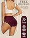 UNDER THE SEA Cotton Underwear for Women High Waisted Full Coverage Soft Briefs Plus Size Women's Panties S 5 Pack