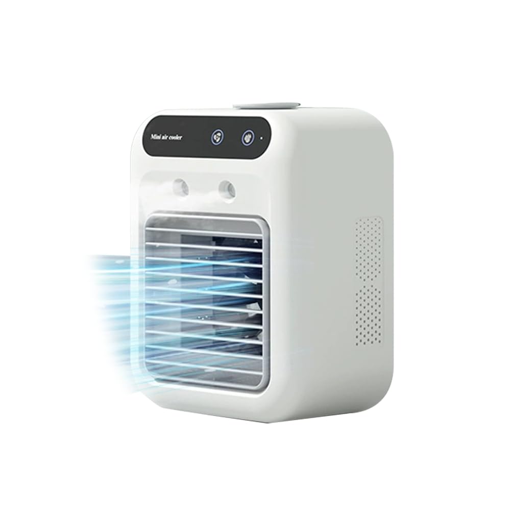 Refroidisseur évaporatif rechargeable doté de 3 vitesses de fraîcheur