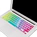 MOSISO Silicone Keyboard Cover Compatible with MacBook Air 13 inch A1466 A1369 2010-2017&Compatible with MacBook Pro 13/15 inch (with/Without Retina Display, 2015 or Older Version), Blue & Pink