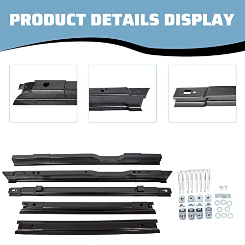 KUAFU Long Bed Crossmember Kit 8ft Compatible with 1999-2018 Ford F250 F350 8 FT Bed 2008-2016 Ford F450 Long Truck Floor Support Replacement for BC3Z9911215A/ YC3Z9911215BA - Thumbnail 4