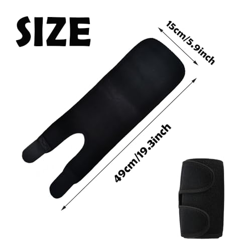 Deyixinup 2 PCS Upper Arm Sleeve Compression Adjustable Elbow Brace Arm Support Wrap Elastic Biceps Triceps Muscle Support for Men Women Workout Cycle Basketball Upper Arm Support - Image 4
