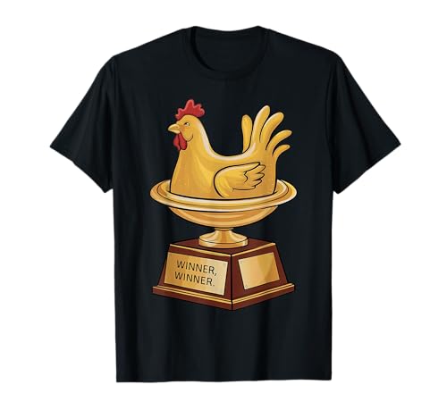 Winner Winner Chicken Trophy T-Shirt