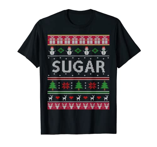 Sugar Gifts for Christmas from Husband Wife Couple Matching Camiseta