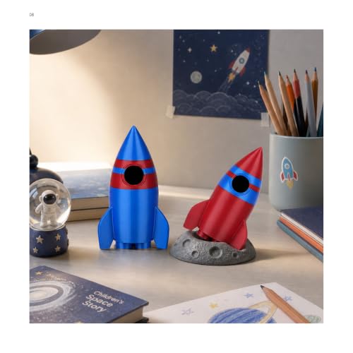 Image of 3DHoJor 3D Printer Filament Basic PLA Filament Bundle 1.75mm Cardboard Spool Dimensional Accuracy + /- 0.03 mm Fit Most 3D FDM Printer 1KG*2 spools-Fire Engine Red+Blue