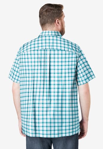 KingSize Men's Big & Tall Check Short-Sleeve Sport Shirt2