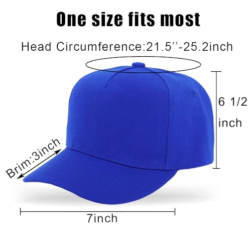 Image of 5-Panel Baseball Cap for Workouts, Hiking, Outdoor Sports, Customizable DIY Design, All-Season Comfort Fit, Adjustable