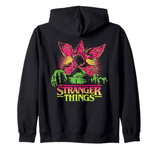 Stranger Things Neon Demogorgon Sudadera con Capucha