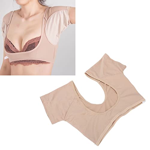 Protetor de Suor Nas Axilas, 3 Camadas de Tecido Absorvente de Umidade, Colete de Suor Nas Axilas de