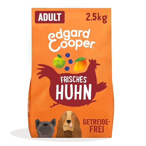 Edgard & Cooper Hundefutter, Trockenfutter für Hunde, (Huhn, 2.5kg), Getreidefrei, natürliche...