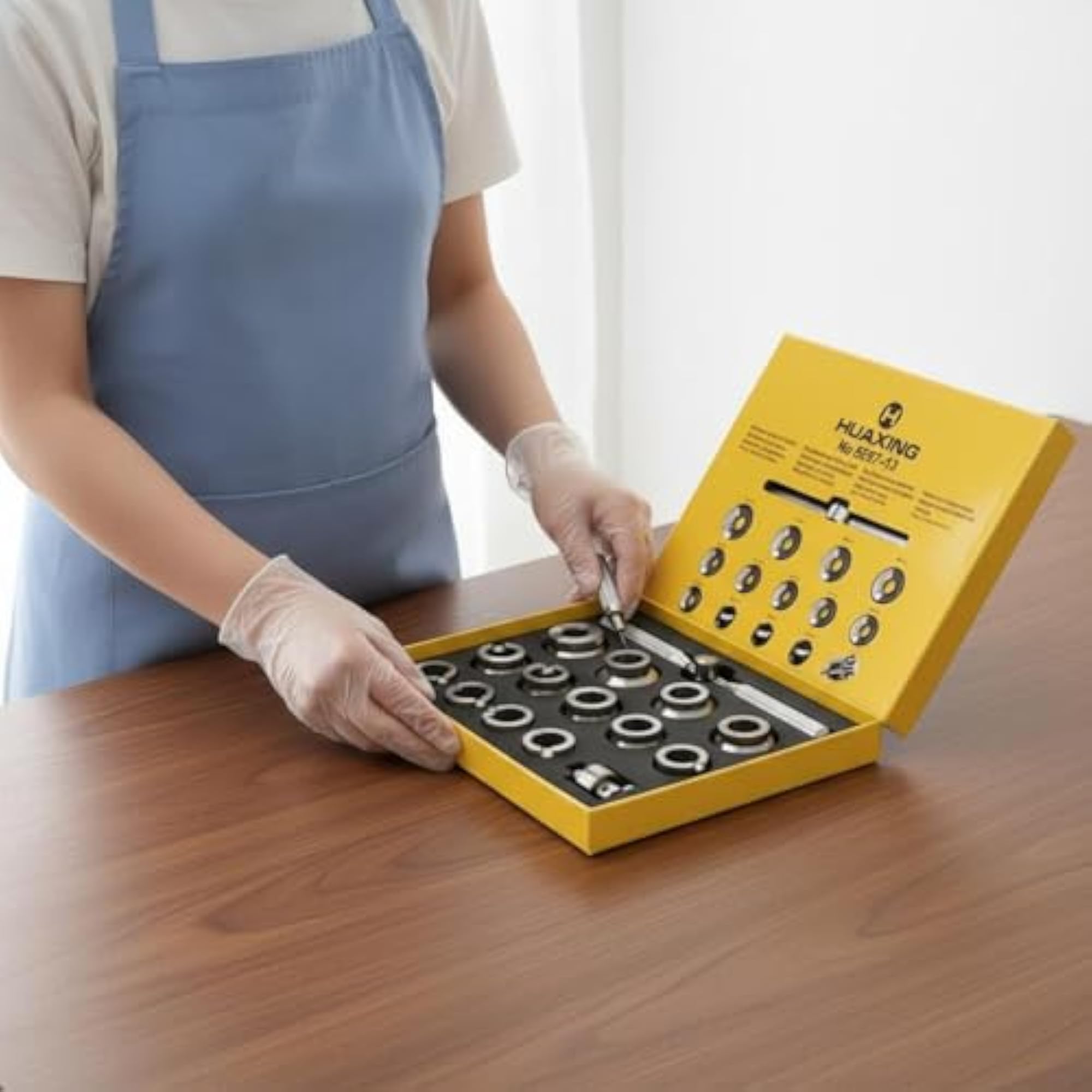 15 Piece Watch Case Opener Kit for Watchmakers