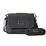 llano カメラバッグ ショルダー 一眼レフ＆ミラーレス1本対応 3L 耐衝撃・防水・防塵機能 クッション性&仕切り調整 手提げ・肩掛け両用 カメラバッテリー/USB充電器/SDカード収納 軽量 ブラック 旅行・Vlog撮影に最適なカメラマン・Vlogger向けカメラバッグ おしゃれ S2シリーズ