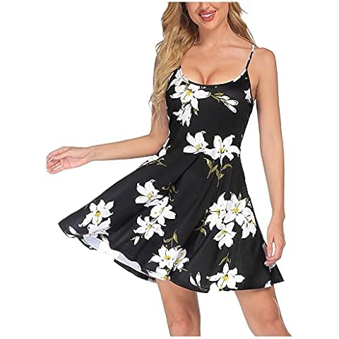 Short Formal Dresses, Casual Wedding Sleeveless Spring Dress for Women Light Long Solid Breaste Dress V-Neck Baggy Spandex Tunic Dress for Women White Cover