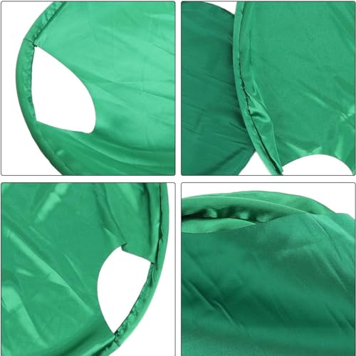Tiardey 21'' Collapsible Laundry Basket, Round Clothes Sorter, Small Popup Laundry Basket, Portable Laundry Hamper (Green) - Image 2
