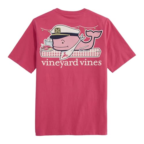 vineyard vines Boys' Lobster Bake Whale Short-Sleeve Pocket Tee