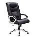 Produktbild IntimaTe WM Heart Ergonomischer Chefsessel, Bürostuhl mit Hoher Rückenlehne, Verstellbarer Schreibtischstuhl aus Kunstleder mit Wippfunktion, Schwarz