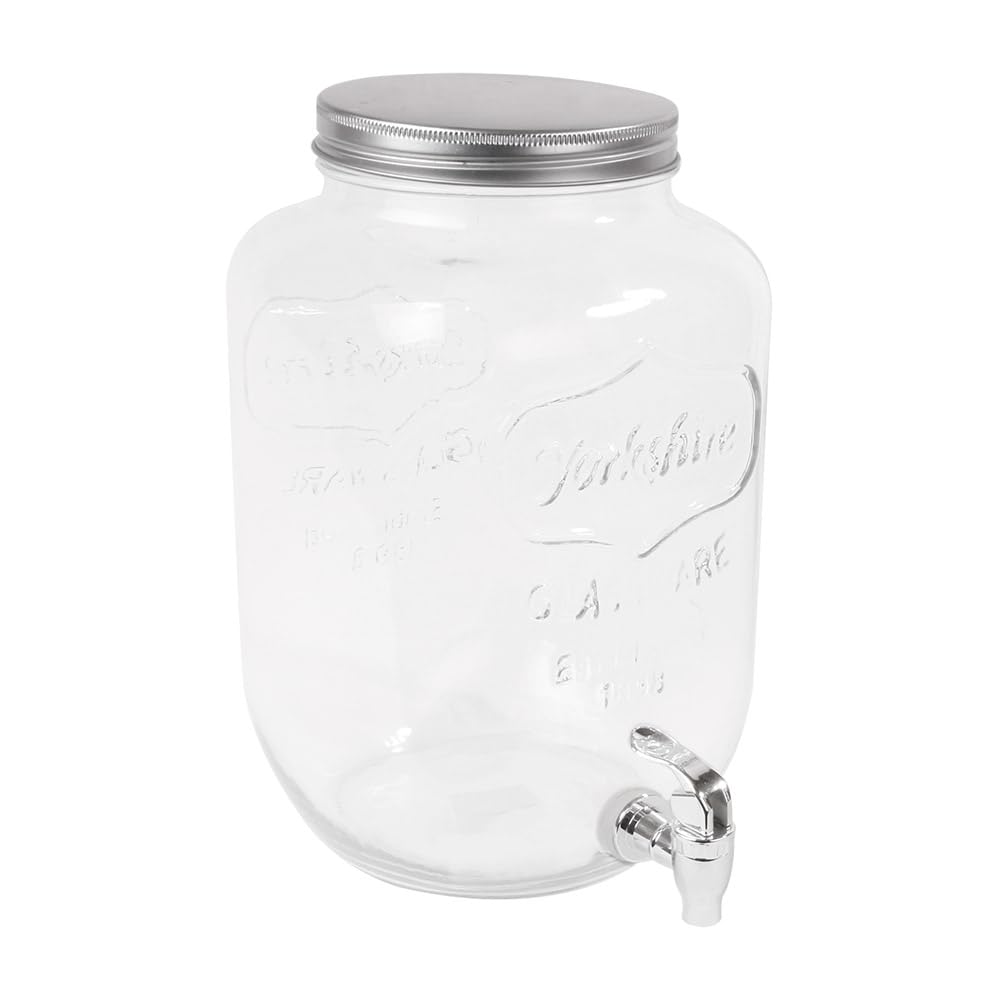 García de Pou 215.57 Dispensador Bebida,s 8 L, Diámetro 19.5 x 31.5 cm, Transparente