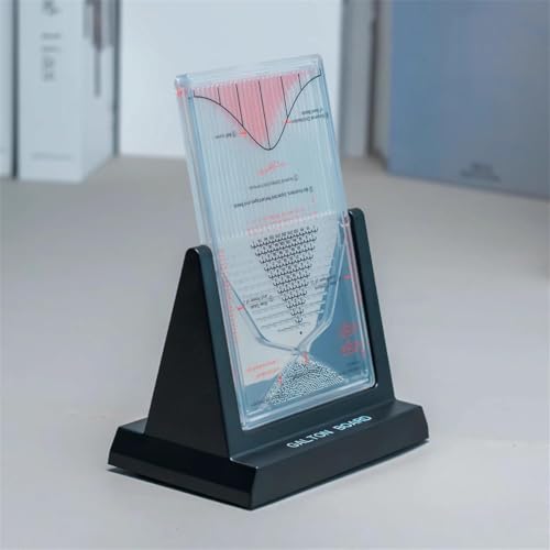 Galton Board de distribución normal y probabilidad para demostración de estadística 7