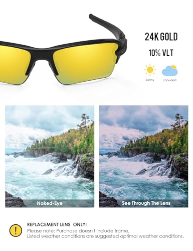 Image of BLAZERBUCK Anti Salt Replacement Lenses & Sock Kit for Oakley Flak 2.0 XL OO9188 Sunglasses