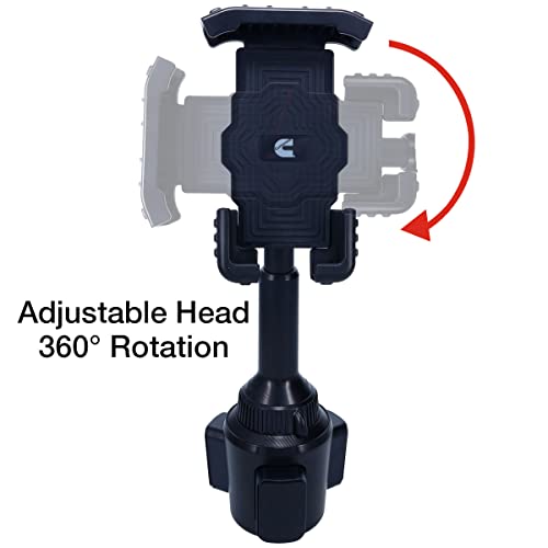 Cummins Cup Phone Holder for Car or Truck CMNCHPH - Adjustable Phone Mount for Cell Phone Car Phone Holder - Black by Cummins - Image 3