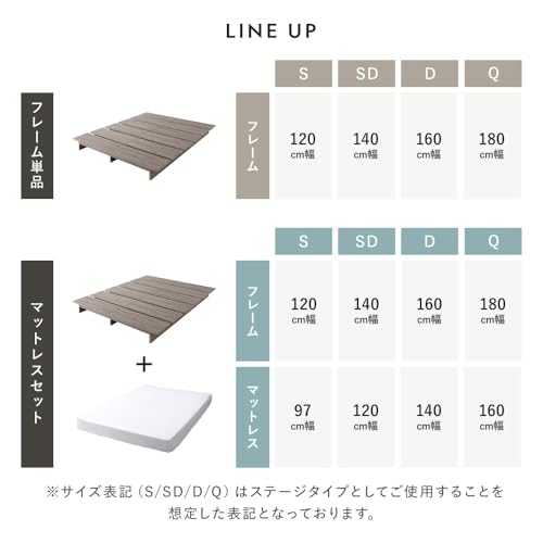 RASIK ベッド シングル ステージタイプ フレームのみ ナチュラル ロータイプ コンセント付き お客様組立 TUULIE トゥーリエ の商品画像 8