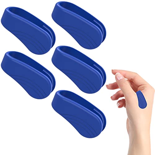 Lot de 5 pinces d'acupression pour amincir, pince de massage, sangle d'acupression portable, clip d'acupuncture pour amincir, soulager les maux de tête et les tensions, Bleu Cover