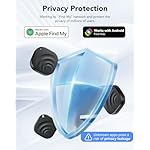 4 Pack Dual System Tracker for iOS and Android Bluetooth Tracker Smart Tags Compatible with Apple Find My (iOS) & Google's Find Hub(Android) for Keys, Luggage, Wallet, Vehicles - Image 3