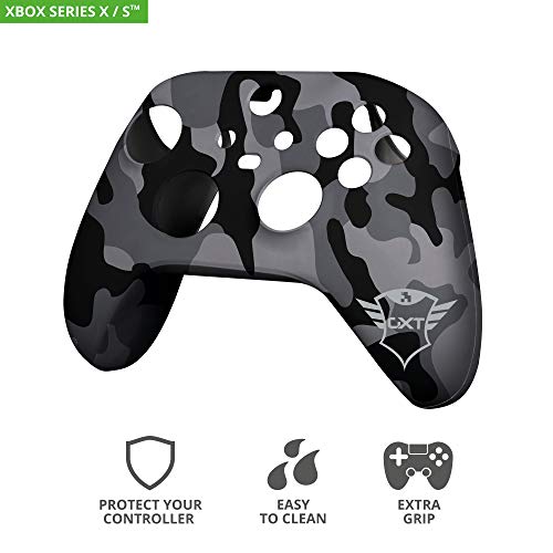 GXT 749K Silicone Custodie Cover Pelle Antiscivolo per Xbox Controller, Xbox Series X, Xbox Series S, Xbox One (X) - Nero - Controller - Immagine 3